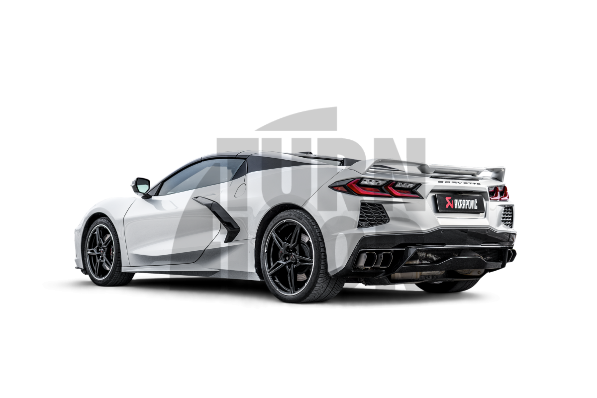 Akrapovic Slip-On Linie (Titanium) für Corvette Stingray (C8)