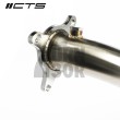 CTS Turbo Decat Downpipe Golf 6 R / S3 8P / TTS 8J