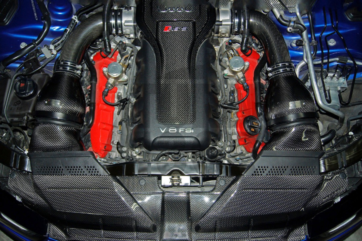 Eventuri Kohlefaser Slam Panel Abdeckung für Audi RS5 B8