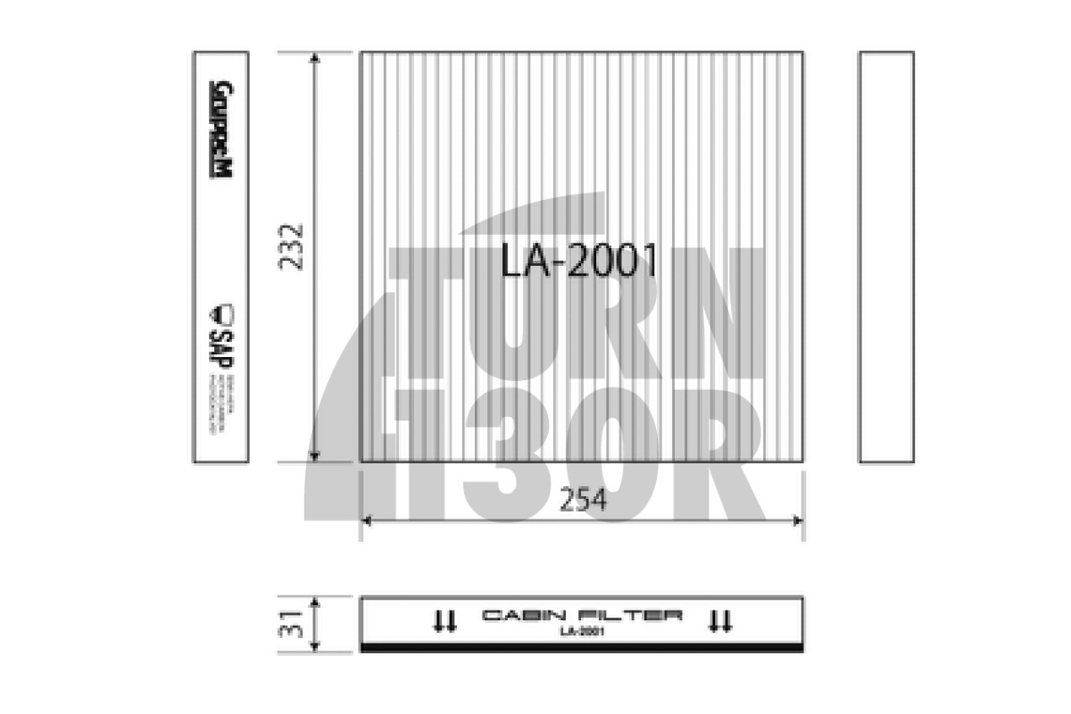 Hepa Innenraumfilter für S3 8V, RS3 8Y, SQ2, Leon 3, Golf 7, TT 8S, und Golf 8 von Gruppe M