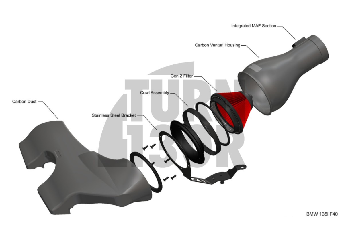 Eventuri Kohlefaser Ansaugsystem für BMW 135i / 235i F40