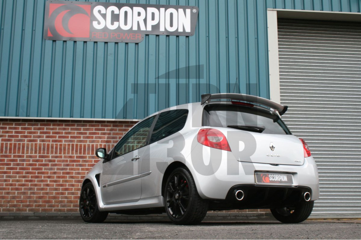 Renault Clio 3 RS 200 Skorpion Endschalldämpfer