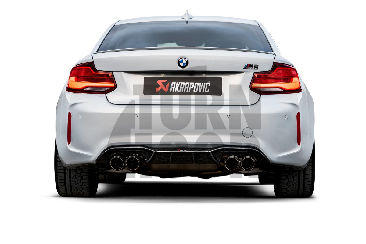 Akrapovic Slip-On Titan Auspuff für BMW M2 Comp F87