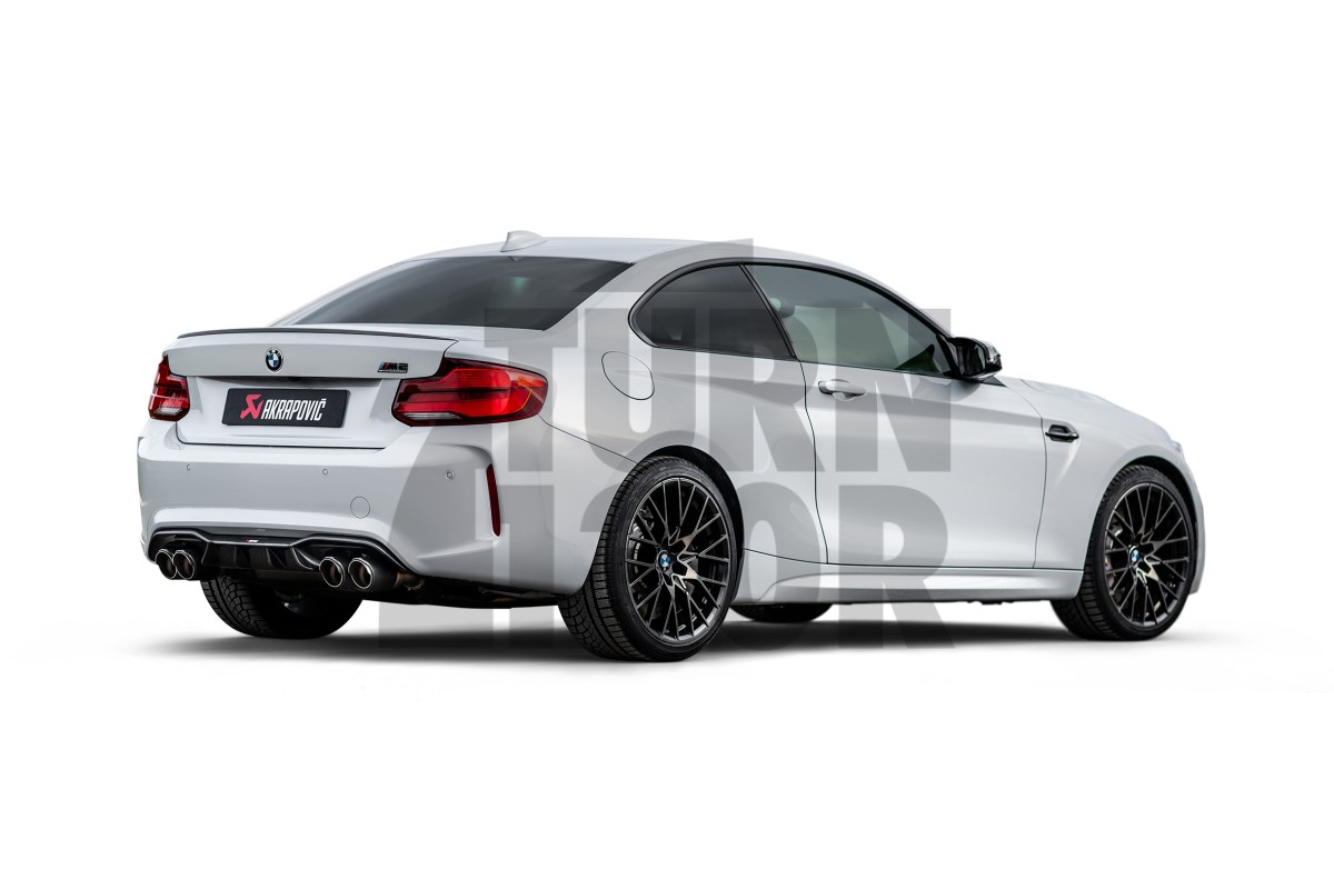 Akrapovic Slip-On Titan Auspuff für BMW M2 Comp F87