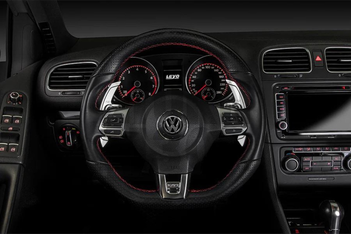 Leyo Billet Schaltwippenverlängerung für Scirocco / Golf 5 / Golf 6