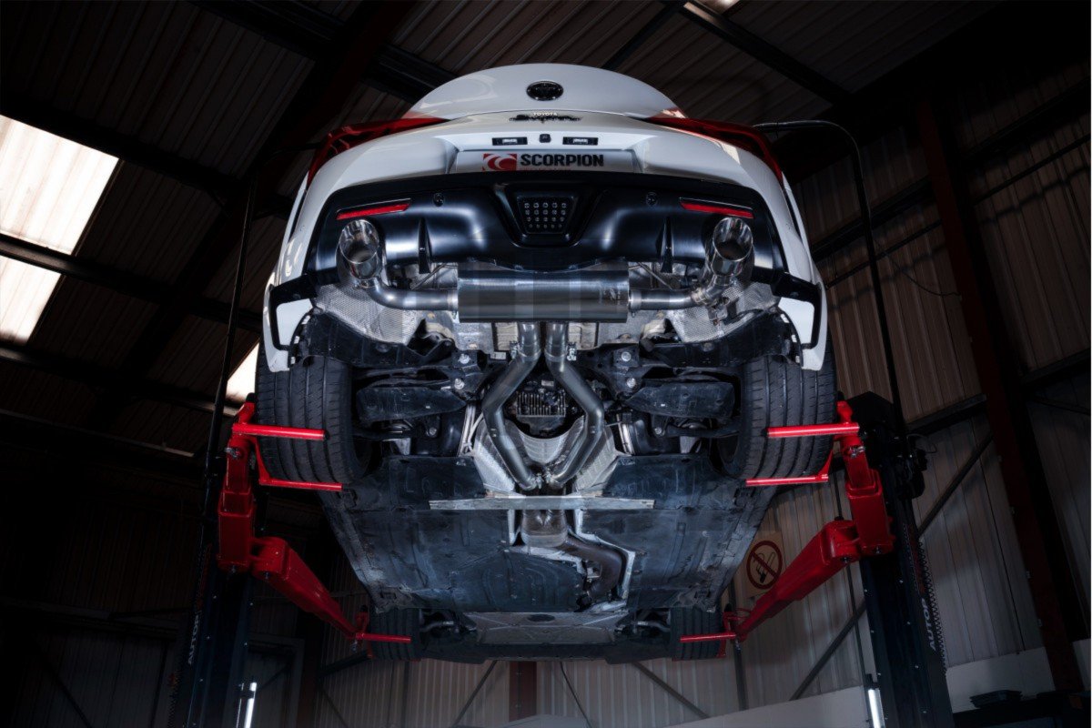 Scorpion Exhaust GPF Back for Toyota Supra GR 3.0 A90 Mk5 Scorpion Exhaust GPF Back for Toyota Supra GR 3.0 A90 Mk5
