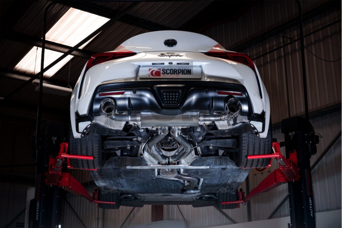 Scorpion Exhaust GPF Back for Toyota Supra GR 3.0 A90 Mk5 Scorpion Exhaust GPF Back for Toyota Supra GR 3.0 A90 Mk5
