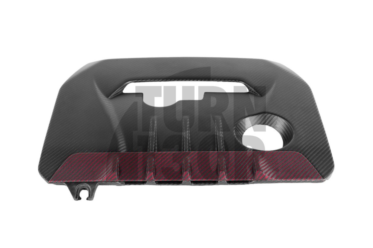 Eventuri Kohlefaser / Rote Kevlar Motorabdeckung für Toyota Yaris GR Eventuri Kohlefaser / Rote Kevlar Motorabdeckung für Toyota Yaris GR