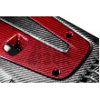 Honda Civic Type R FK2 / FK8 Kohlefaser / Rote Kevlar Motorabdeckung von Eventuri