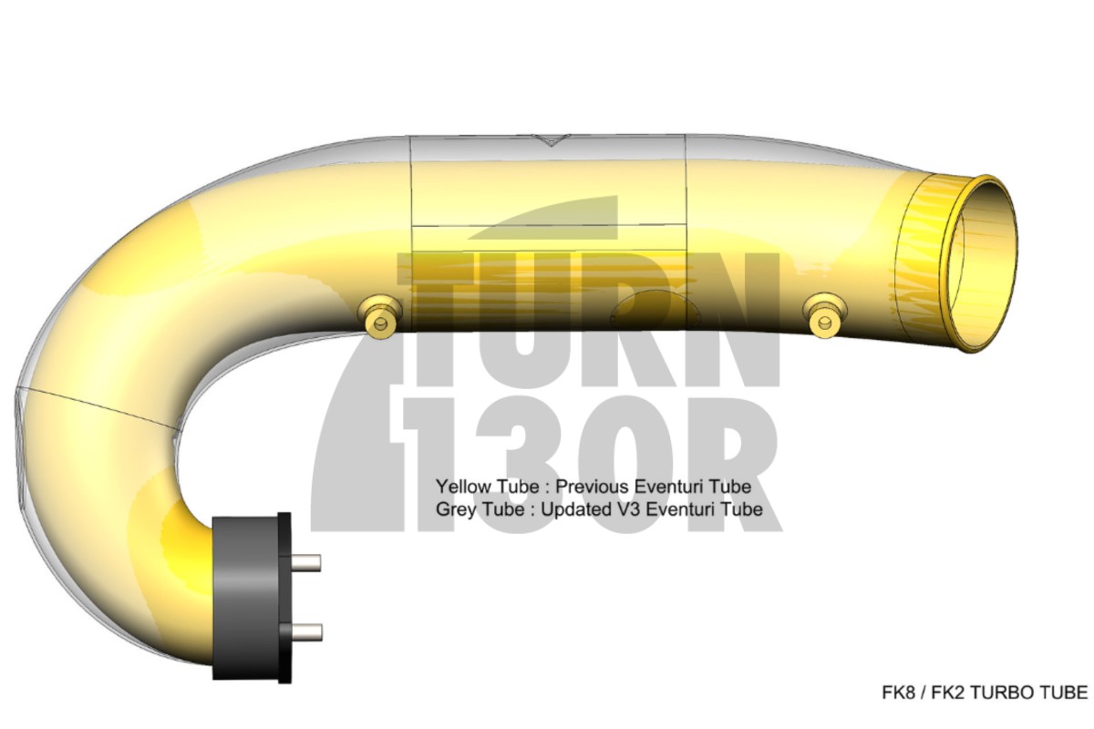 Eventuri Carbonfaser Turboeinlassrohr für Honda Civic Type R FK2