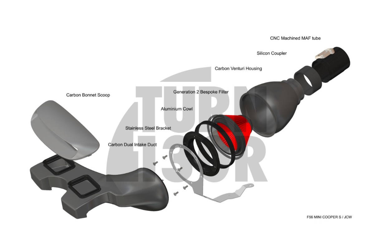 Eventuri Ansaugsystem für Mini Cooper S / JCW F56