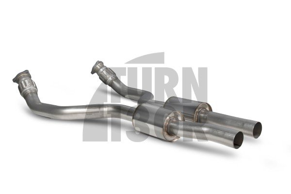 Audi S4 B8 / B8.5 3.0 TFSI Scorpion Downpipes Resonanzkörper Frontbereich Audi S4 B8 / B8.5 3.0 TFSI Scorpion Downpipes Resonanzkörper Frontbereich