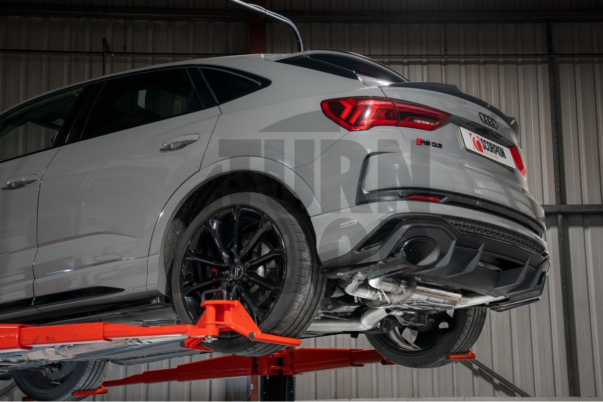 Audi RSQ3 F3 Sportback Skorpion Katalysator / GPF Rückseite Audi RSQ3 F3 Sportback Skorpion Katalysator / GPF Rückseite