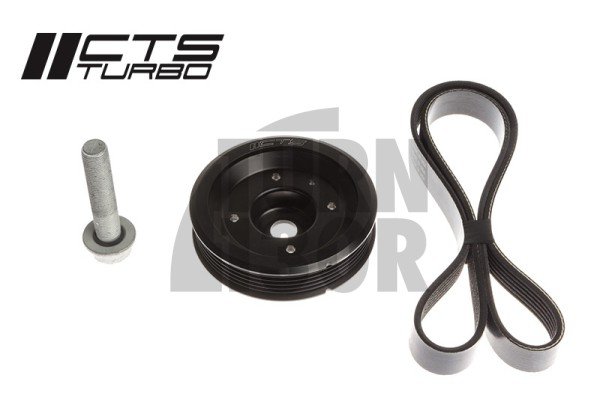 CTS Turbo Kurbelriemenscheiben-Kit Golf 7 GTI / R / S1 / S3 8V / Leon 3 Cupra MQB 