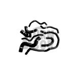 Forge Silikon-Kühlmittelschlauchsatz Audi TT MK2 / S3 8P / Leon 2 Cupra