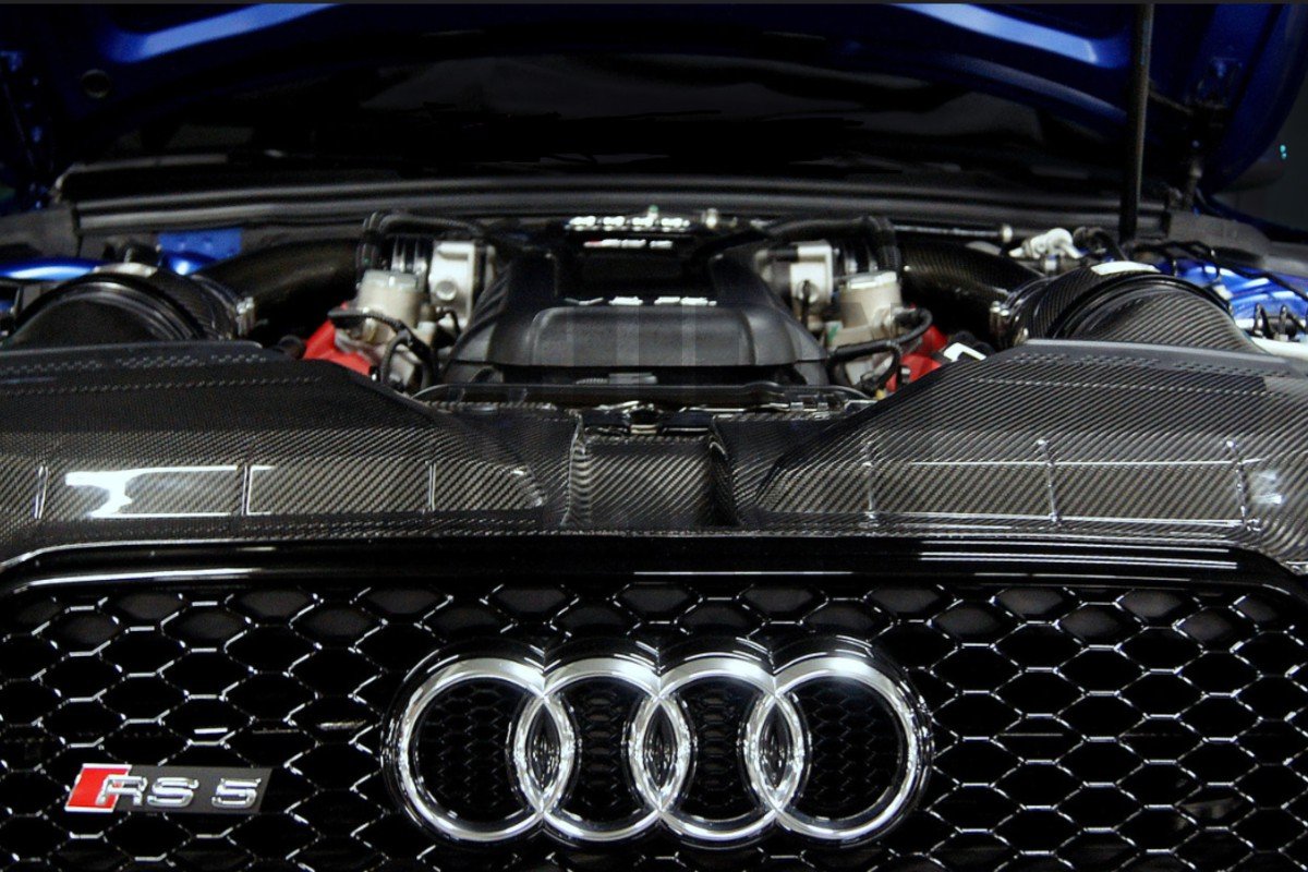 Eventuri Kohlefaser Slam Panel Abdeckung für Audi RS4 B8 Eventuri Kohlefaser Slam Panel Abdeckung für Audi RS4 B8