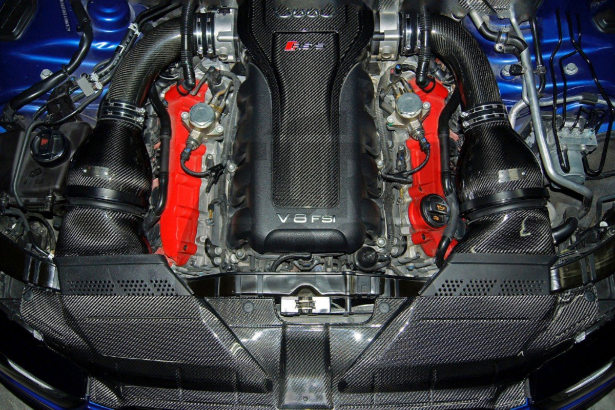 Eventuri Kohlefaser Slam Panel Abdeckung für Audi RS4 B8 Eventuri Kohlefaser Slam Panel Abdeckung für Audi RS4 B8