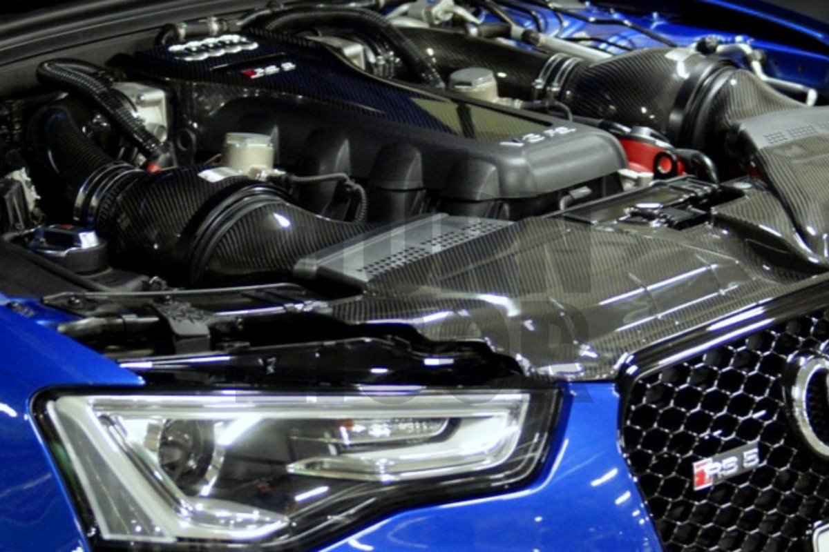 Eventuri Kohlefaser Slam Panel Abdeckung für Audi RS5 B8 Eventuri Kohlefaser Slam Panel Abdeckung für Audi RS5 B8