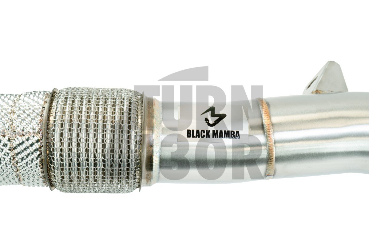 Black Mamba Decat Downpipes ( Heat Shield ) for Golf 7 R - S3 8V - Leon Cupra 4Drive - TTS 8S Black Mamba Decat Downpipes ( Heat Shield ) for Golf 7 R - S3 8V - Leon Cupra 4Drive - TTS 8S