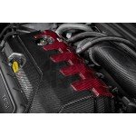 Eventuri Kohlefaser / Rote Kevlar Motorabdeckung für Audi RS3 8V.5 / TTRS 8S und RS3 8Y