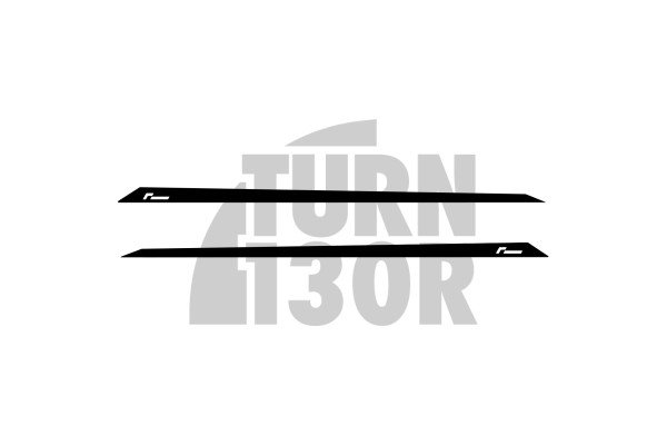 Türaufkleber Silber oder Schwarz Racingline