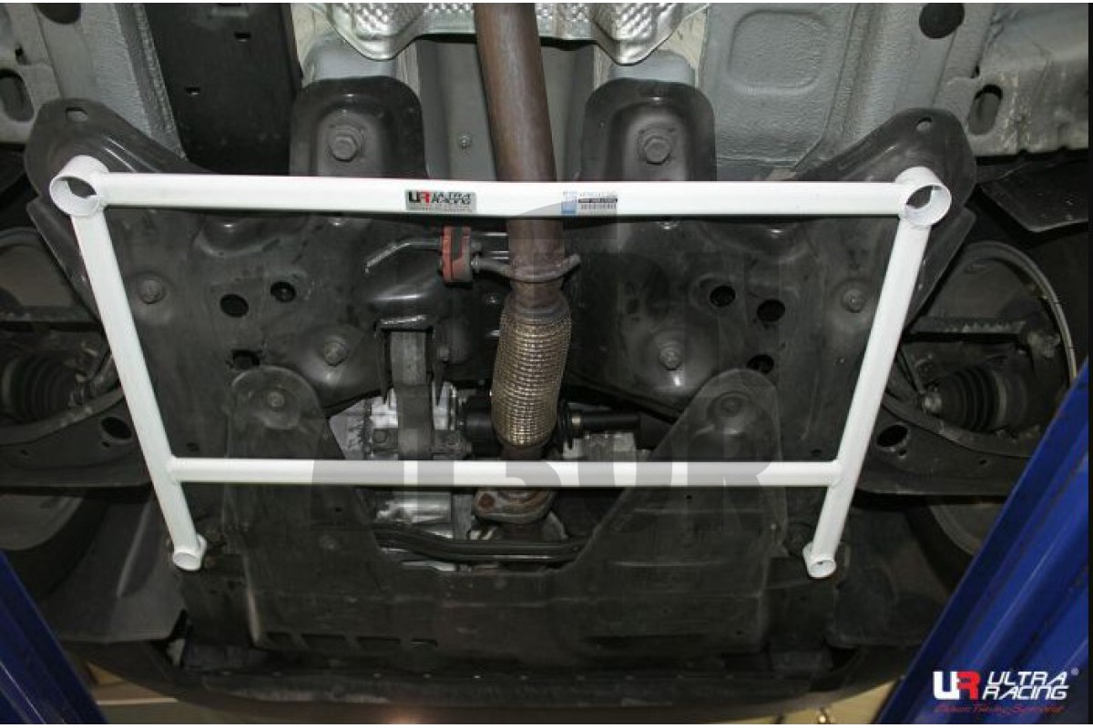 Ultra Racing 4 Point Front Subframe Brace for Abarth 595 - 695