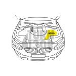 Forge Motorsport Kohlefaser Luftkanal M2 F87 135i / 235i F2x und 335i / 435i F3x