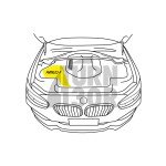 Forge Motorsport Kohlefaser Luftkanal M2 F87 135i / 235i F2x und 335i / 435i F3x
