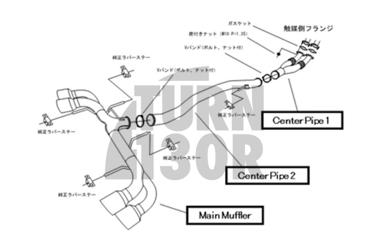 HKS Racing Schalldämpfer Katalysator Nissan R35 GTR HKS Racing Schalldämpfer Katalysator Nissan R35 GTR