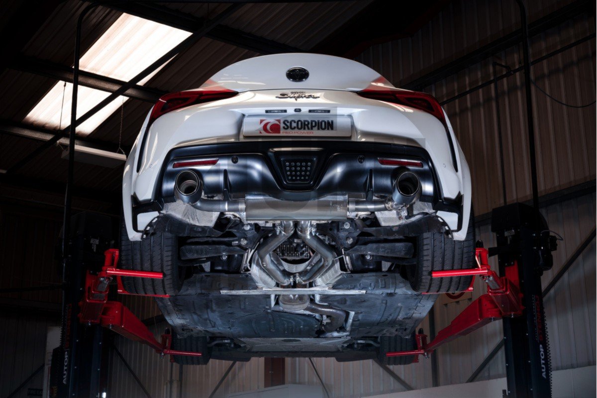 Scorpion Exhaust GPF Back for Toyota Supra GR 3.0 A90 Mk5 Scorpion Exhaust GPF Back for Toyota Supra GR 3.0 A90 Mk5