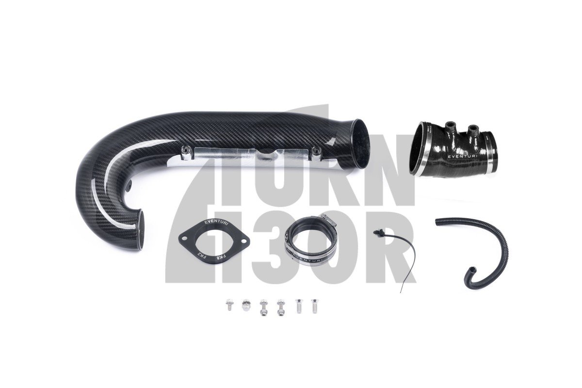 Eventuri Carbon Fiber Turbo Inlet Tube for Honda Civic Type R FK2 Eventuri Carbon Fiber Turbo Inlet Tube for Honda Civic Type R FK2