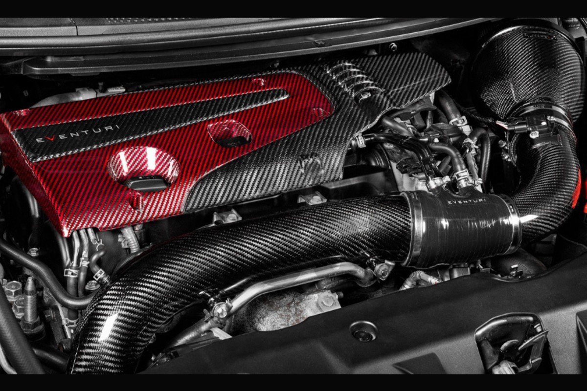 Eventuri Carbon Fiber Turbo Inlet Tube for Honda Civic Type R FK2 Eventuri Carbon Fiber Turbo Inlet Tube for Honda Civic Type R FK2