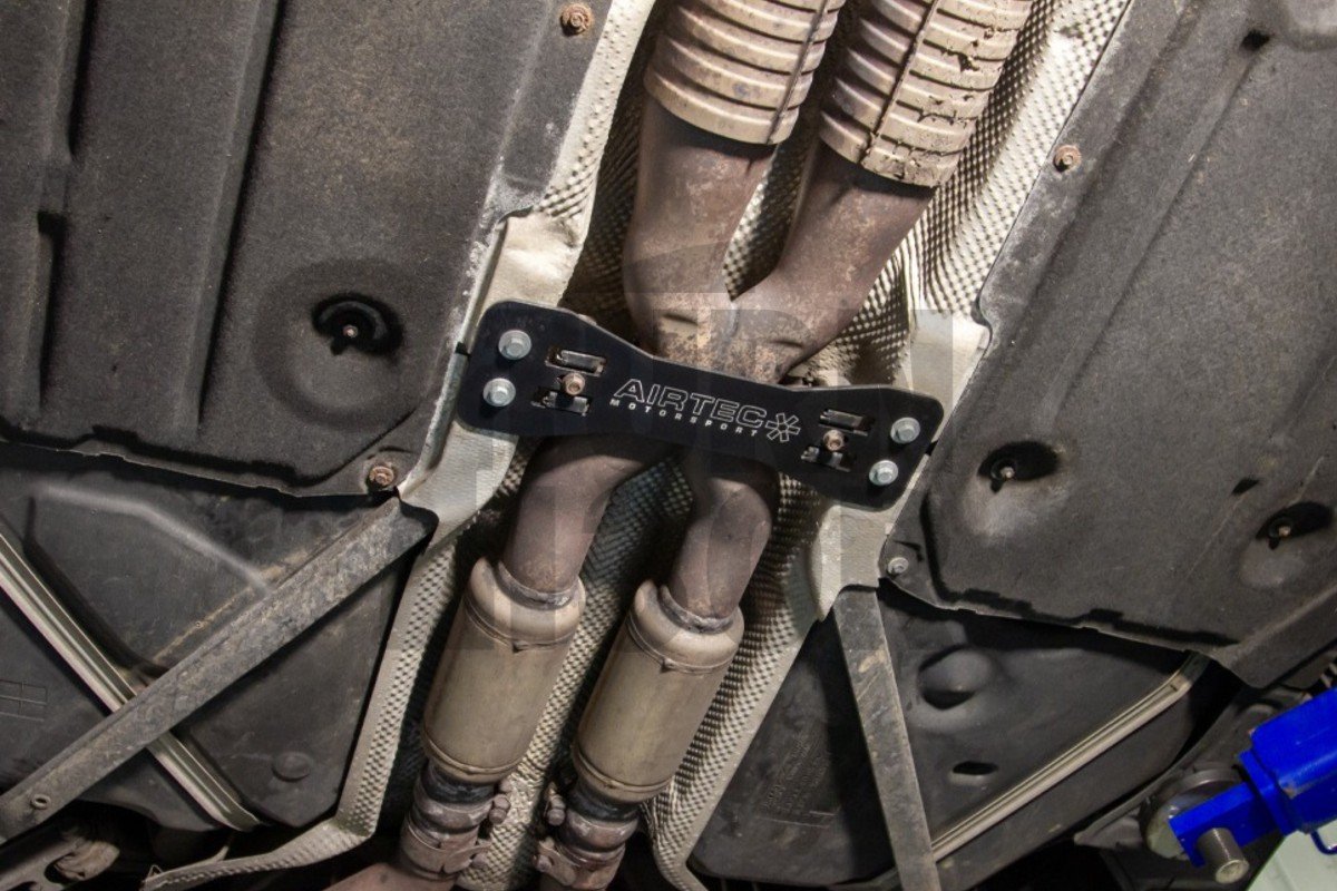 Airtec Rear Lower Exhaust Hanger Brace for BMW M3 E9x Airtec Rear Lower Exhaust Hanger Brace for BMW M3 E9x