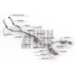 APR Catback Exhaust System for Audi S4 B9 & Audi S5 F5