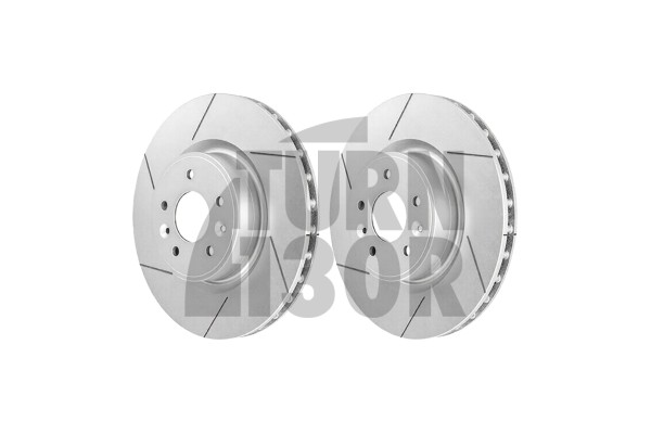 Dixcel SD Slotted Front Brake Discs for Renault Megane 3 RS