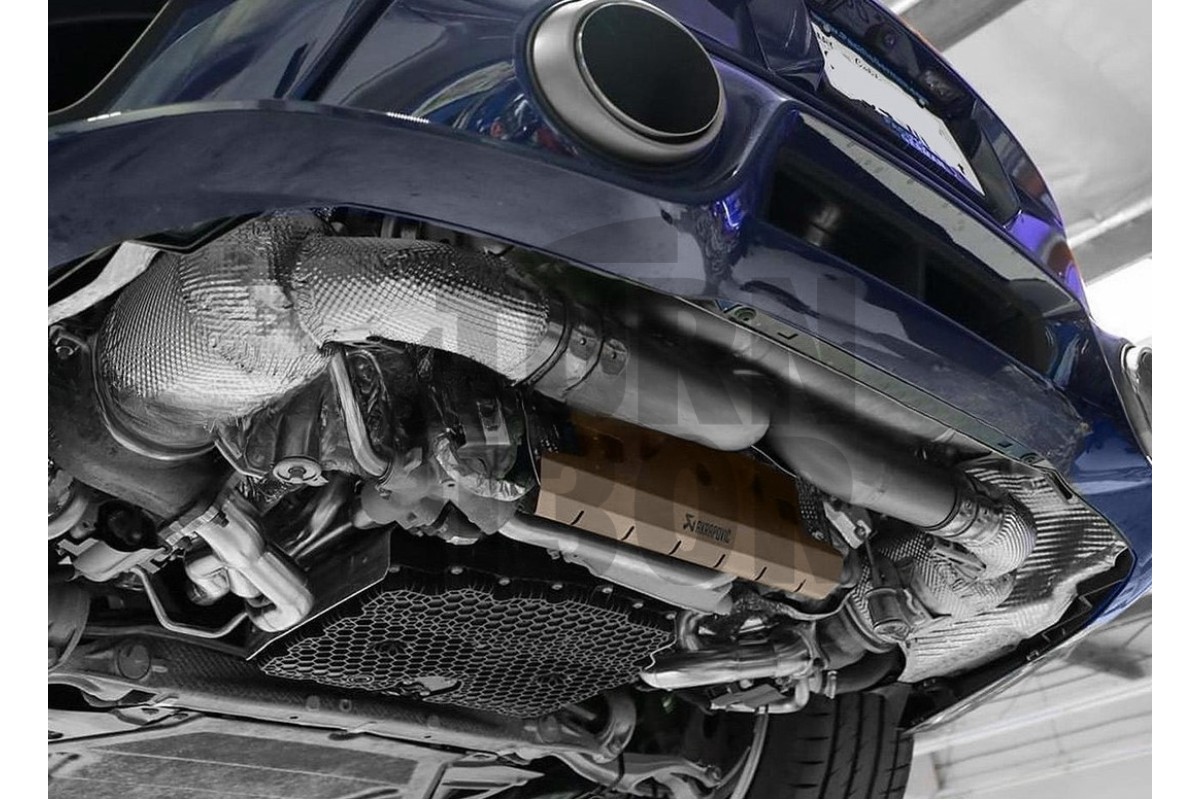 Akrapovic Titanium Exhaust Insulation Heat Shield for Porsche 992 Turbo - S