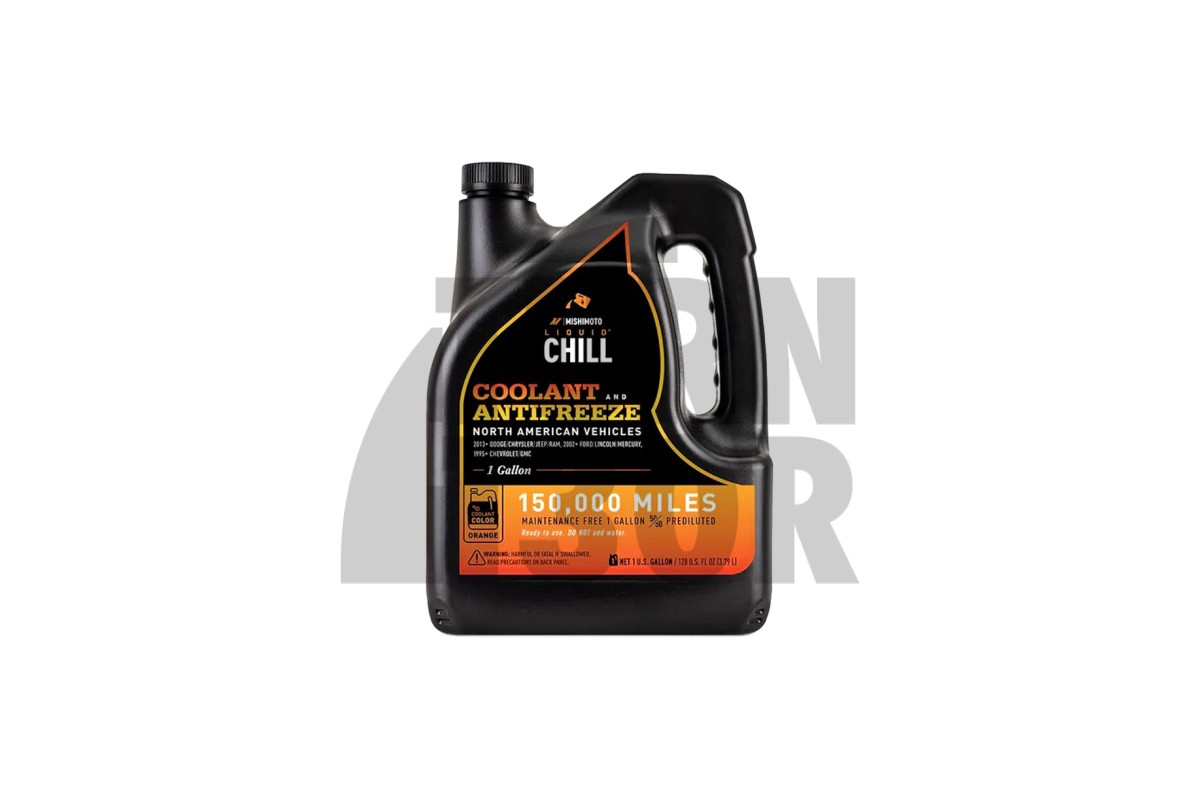 Mishimoto Chill Orange Coolant fluid for Chevrolet, Ford, Dodge & Jeep