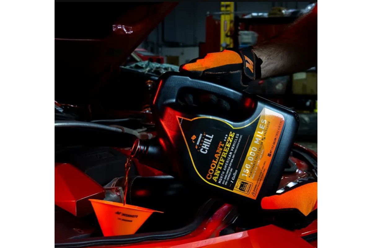 Mishimoto Chill Orange Coolant fluid for Chevrolet, Ford, Dodge & Jeep