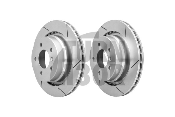 Dixcel SD Slotted Rear Brake Discs for BMW 135i F40 