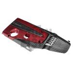 Honda Civic Type R FK2 / FK8 Kohlefaser / Rote Kevlar Motorabdeckung von Eventuri