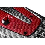 Honda Civic Type R FK2 / FK8 Kohlefaser / Rote Kevlar Motorabdeckung von Eventuri