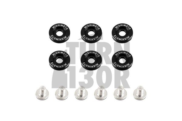 Eloxierte Kotflügelscheiben und M6-Schrauben Kit Mishimoto Eloxierte Kotflügelscheiben und M6-Schrauben Kit Mishimoto