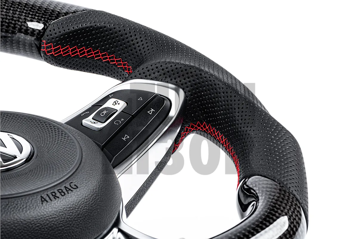 Carbon-Lenkrad für Golf 7 GTI / Golf 7 R / Polo GTI / UP GTI / Scirocco FL APR