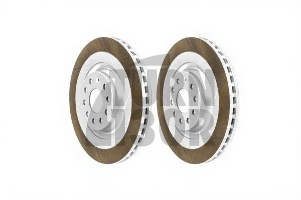 Dixcel FS Slotted Front Brake Discs Golf 5 R32 - Golf 6 R - S3 8P & Leon 2 Cupra 345mm 
