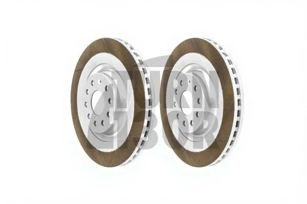 Dixcel FS Slotted Front Brake Discs S3 8V - TT 8S - Golf 7 GTI - Golf 7 R - & Leon 3 Cupra 340mm 