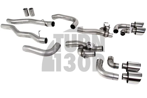 BMW M8 F9x Milltek OPF/GPF Back System mit Endschalldämpfer mit Ventil