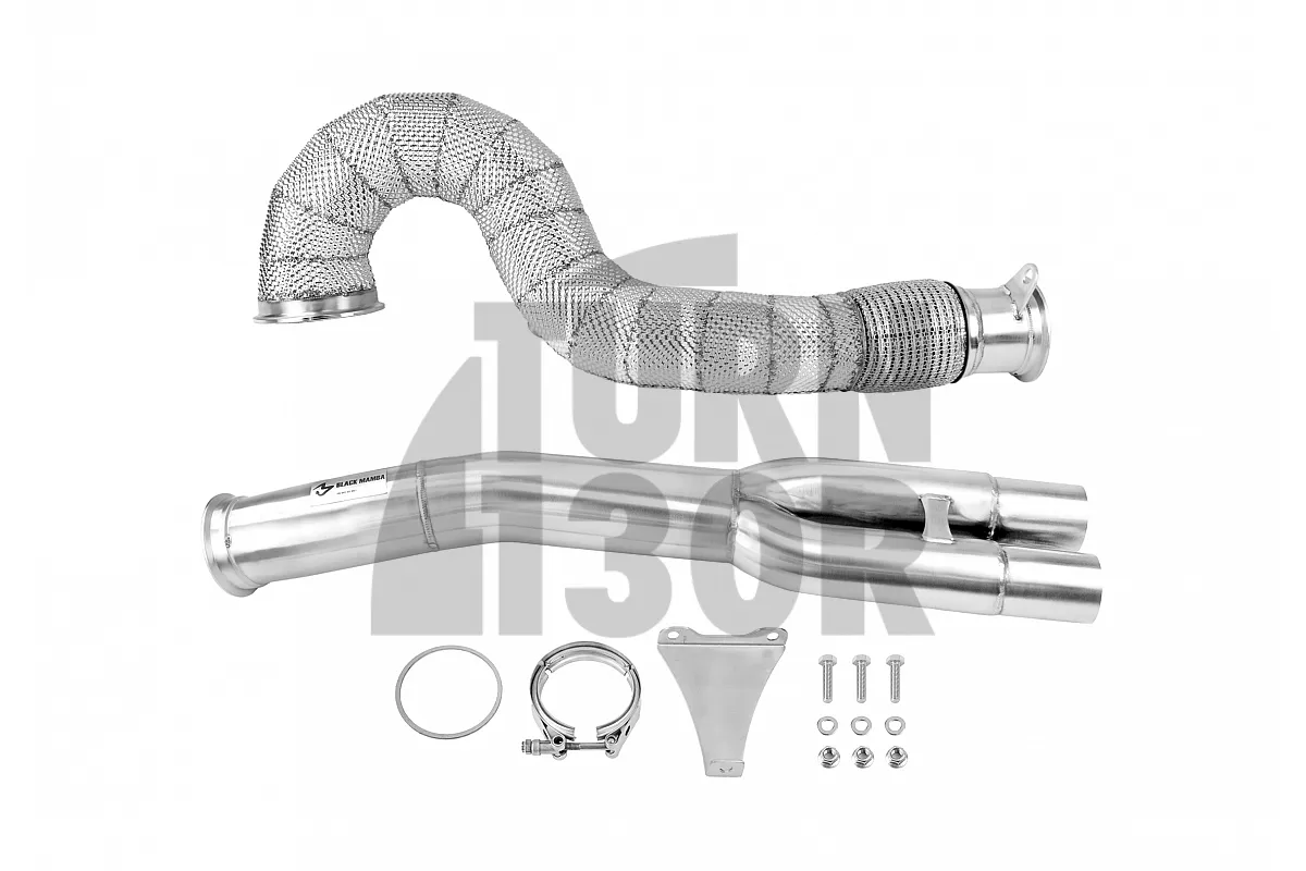 Black Mamba Decat Downpipe for Audi RS3 8V.5 & TTrs 8s